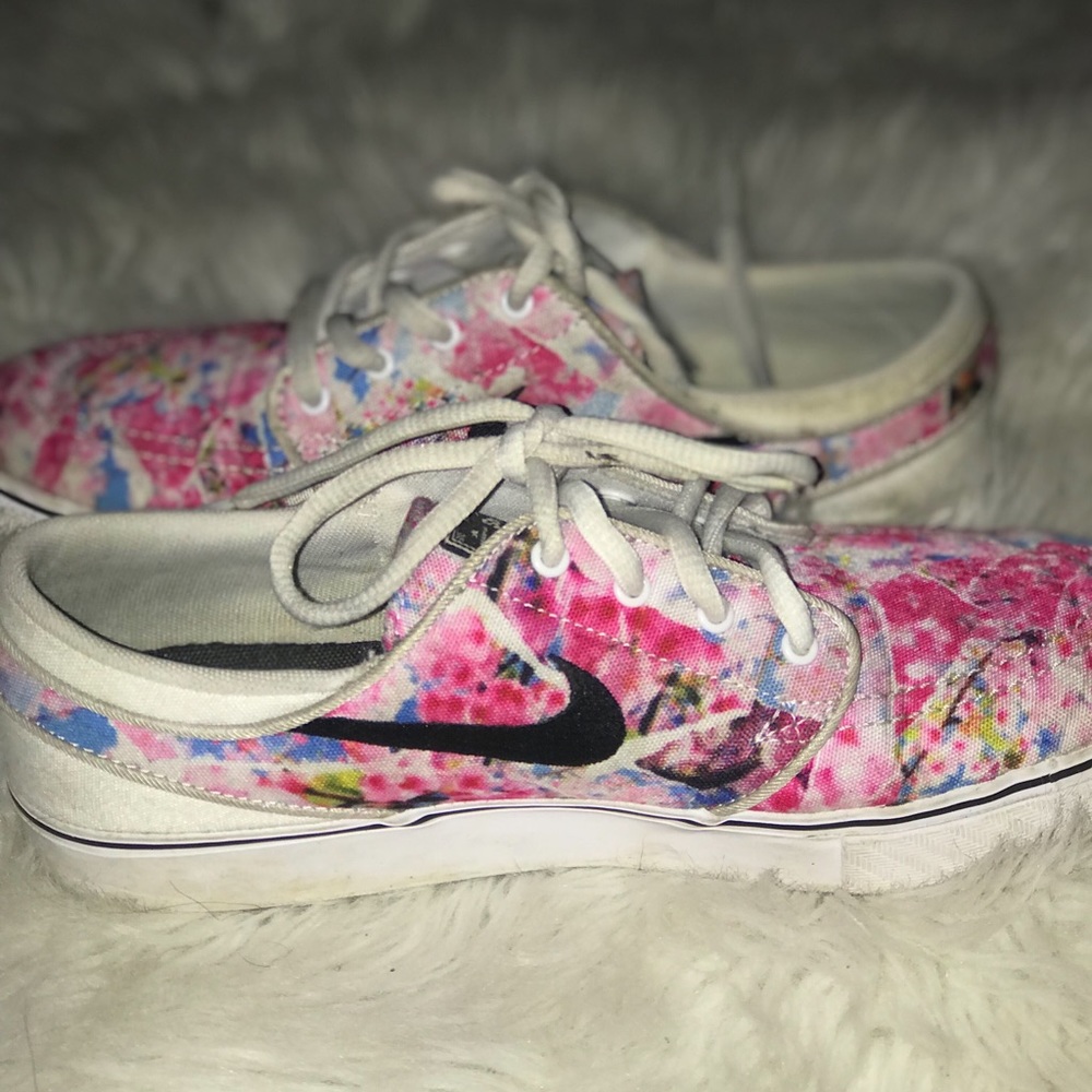 Colorful Nike sneakers. Only used 4 times.